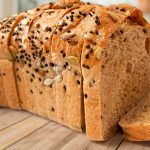 Wholemeal organic bread