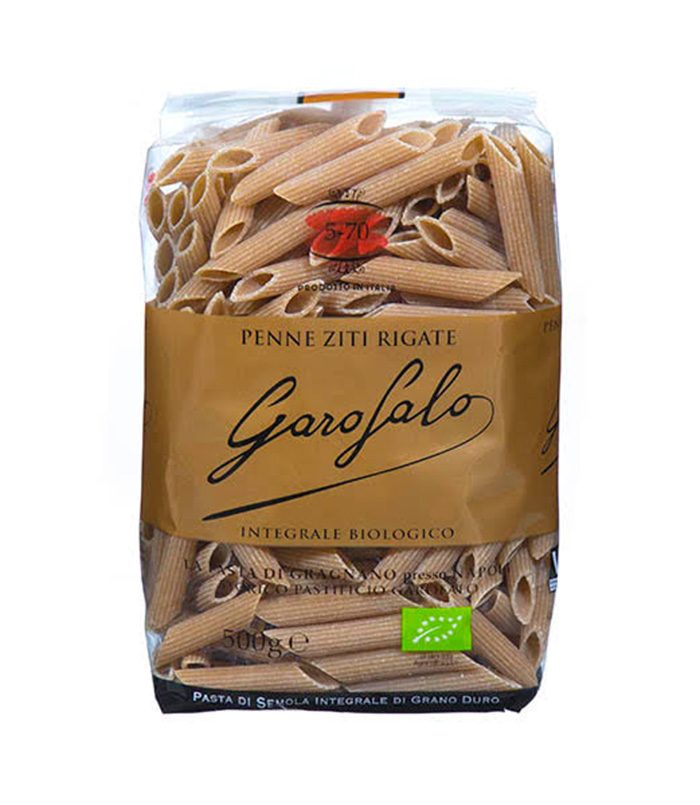 Garofalo Penne Ziti Rigate Whole Wheat ORG N.5-70