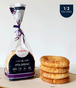 UPGRAIN® Half-carbs Pita Bread